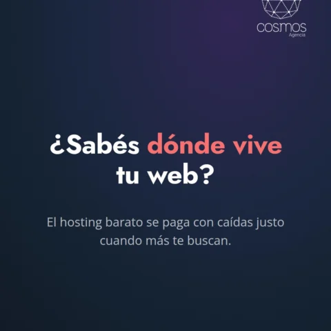 El hosting es lo primero que se recorta y lo último que se mira.…