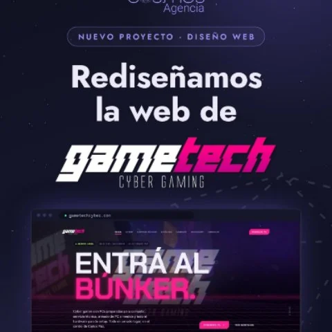 🎮 Nueva web para @gametechcyber Hace años les hicimos su primera web y hoy…